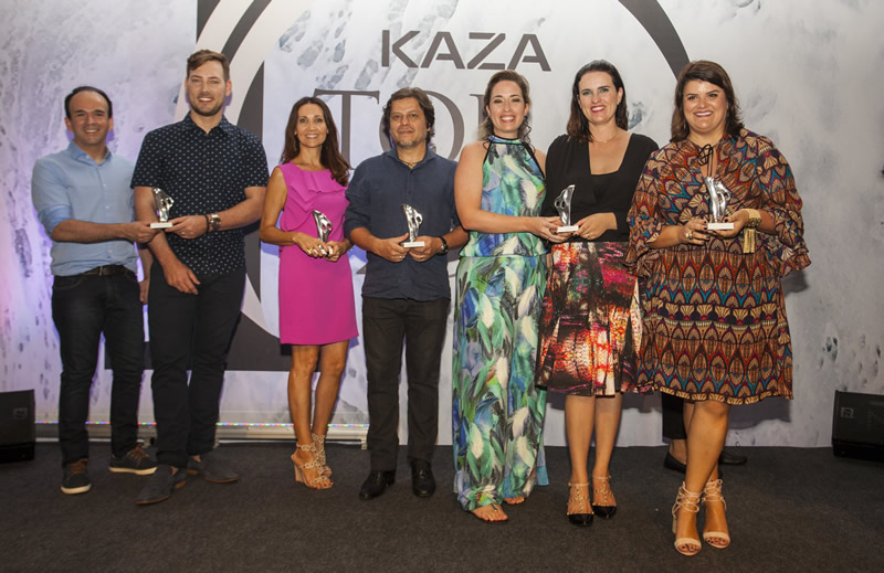 Vencedores do Prmio Top 100 Kaza na Grande Florianpolis so premiados na Bahia